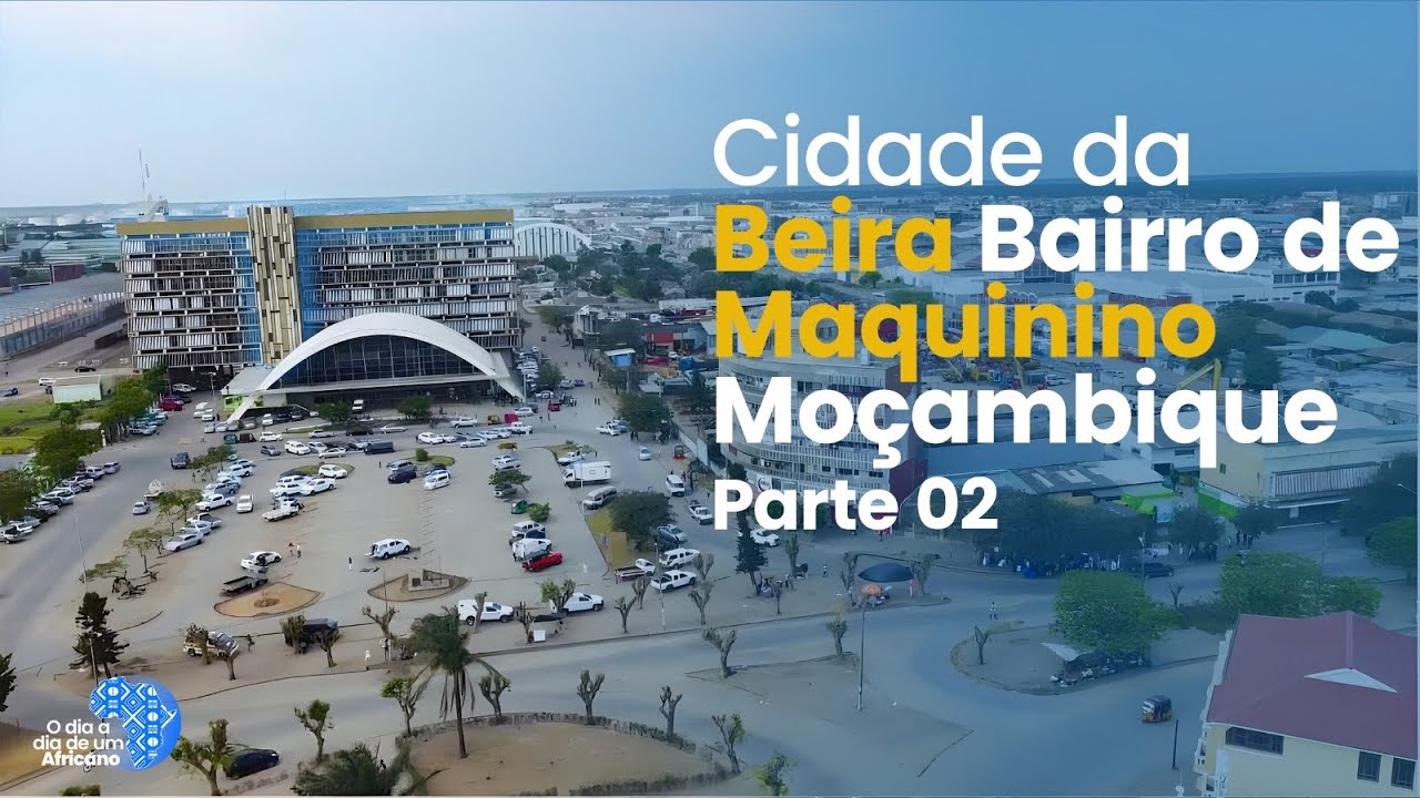 Bairro de Maquinino PARTE 2, Beira - Moçambique. imagens aéreas