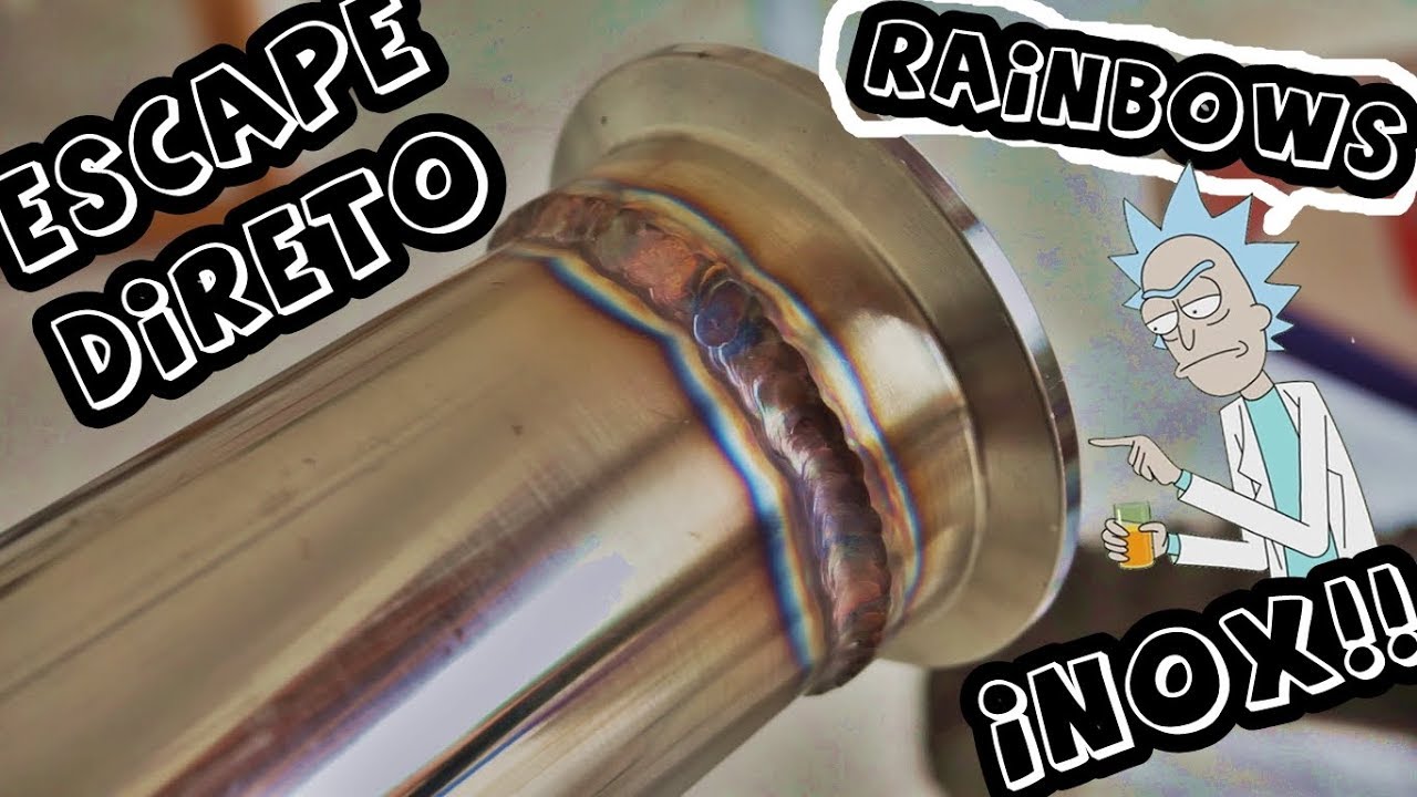 DIY - ESCAPE FULL INOX FEITO EM CASA!!! Parte 1