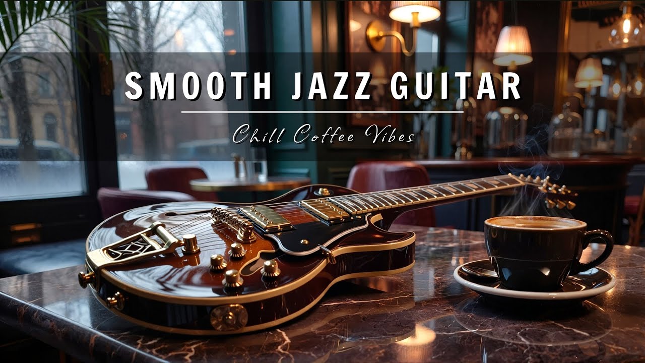Smooth Jazz Guitar Music - Cool Cafe Vibes • Relaxing Guitar Music for Cafe, Study & Work