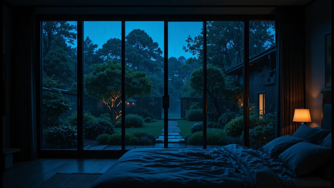 Super Heavy Rain Sounds for Sleep | Instant Deep Sleep & Insomnia Relief ASMR