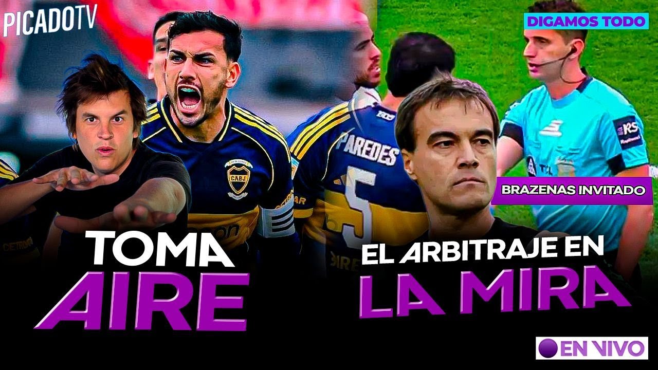 🟣 BOCA GANO Y TOMA AIRE | GABRIEL BRAZENAS ANALIZA A LOS ARBITROS | DIGAMOS TODO EN VIVO