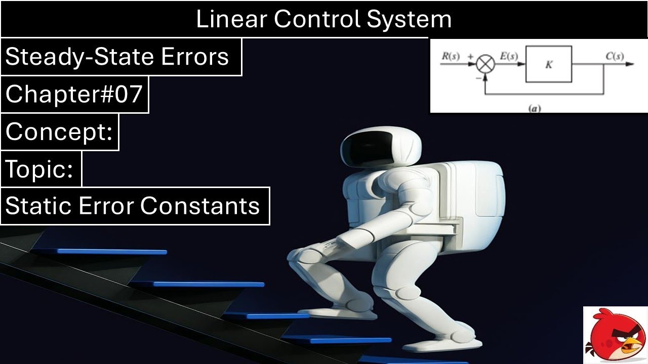 Linear Control System | Chapter#07 | Static Error Constants | Steady State Error | Wisely