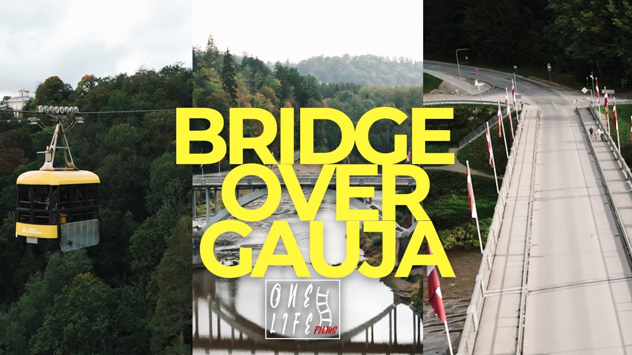 Bridge over Gauja-Уникальный мост Сигулды