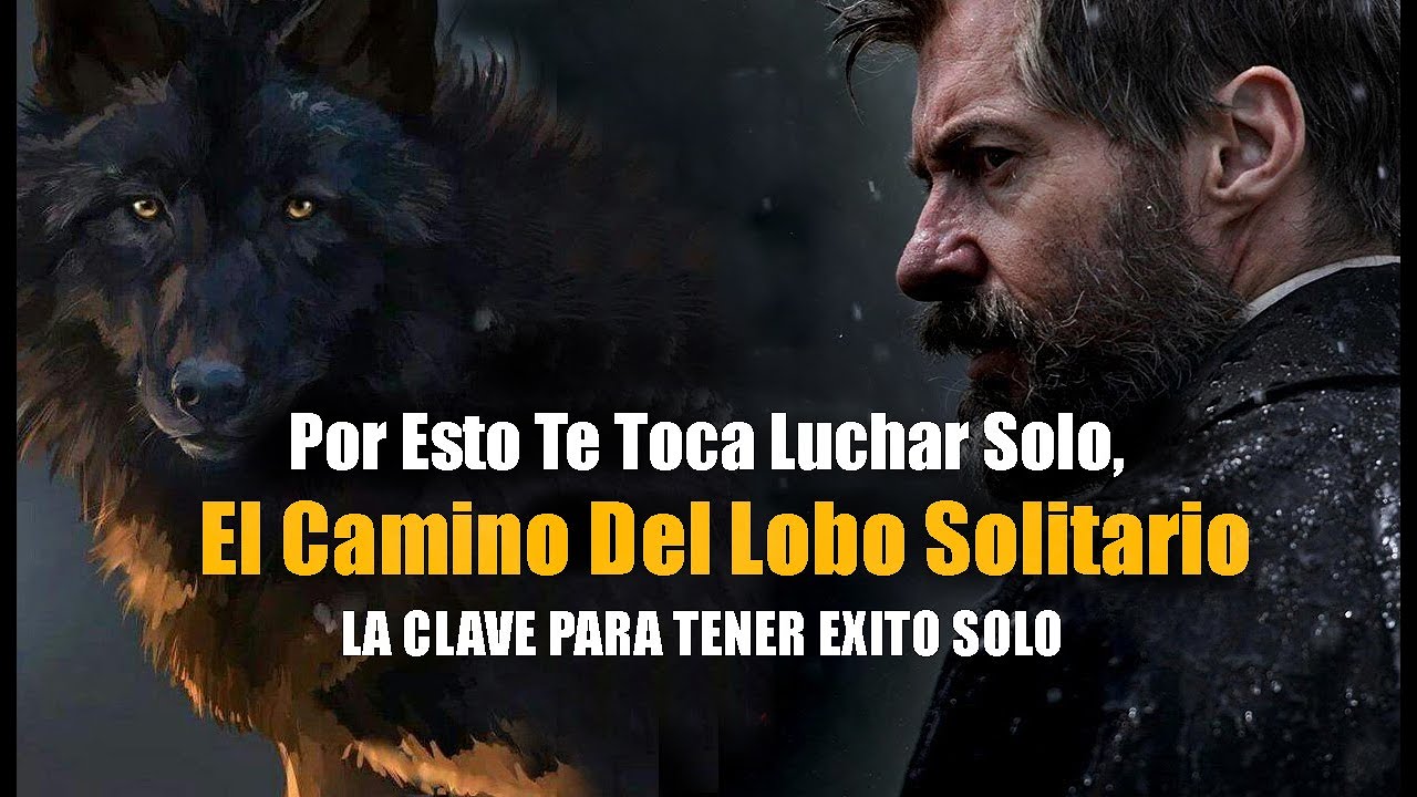 Si Te Toco Luchar Solo, Debes De Tener La Actitud De El Lobo Solitario, Discurso Motivacional