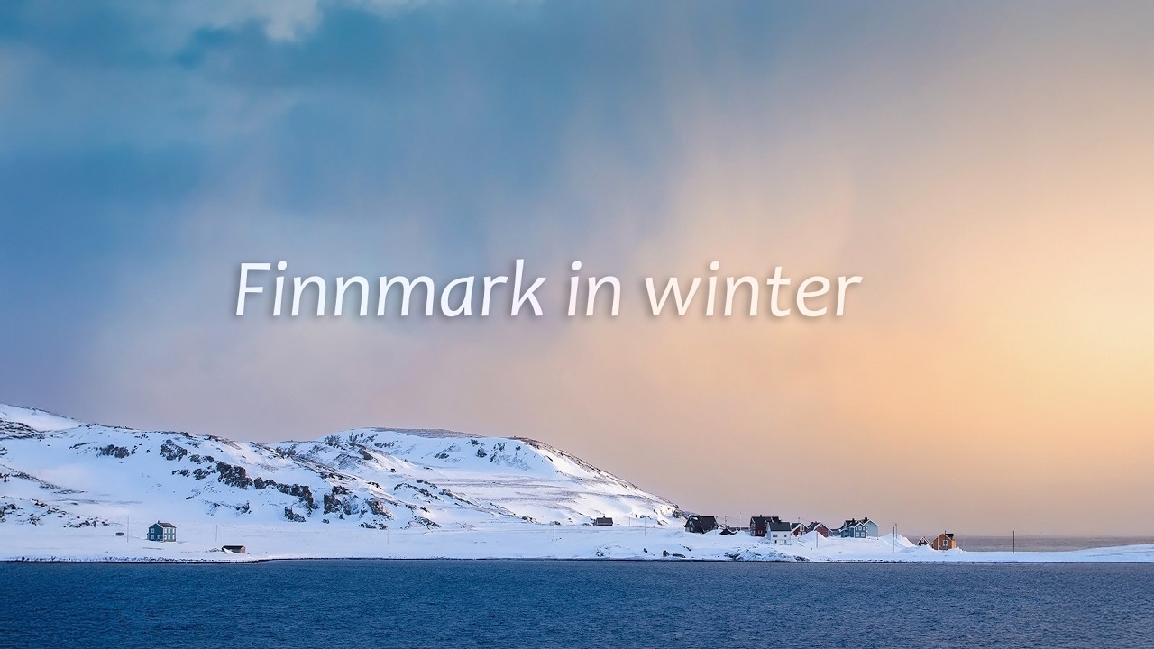 Coast of Finnmark in winter