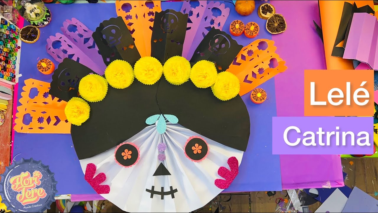ROSETA de Muñeca LELE CATRINA! #diademuertos  #roseton