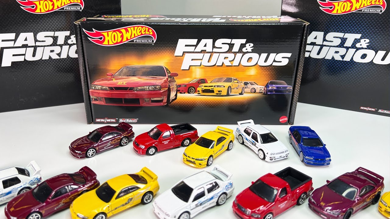 UNBOXING: 2023 Hot Wheels Premium Fast and Furious 5-Car Bundle Amazon Exclusive from the 1st Movie