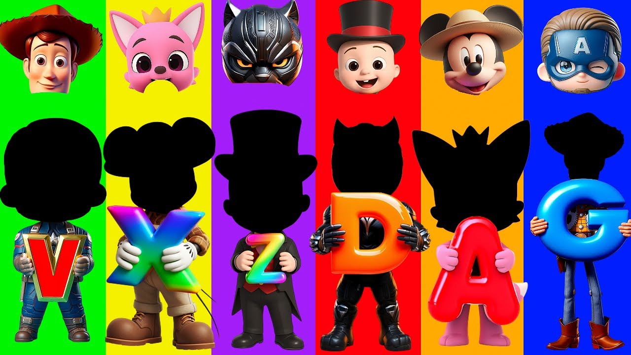 Wrong eyes👀 NEW EPISODES/Captain America🆚Black Panther🆚Pinkfong - COFFIN DANSE Puzzle Wrong Heads