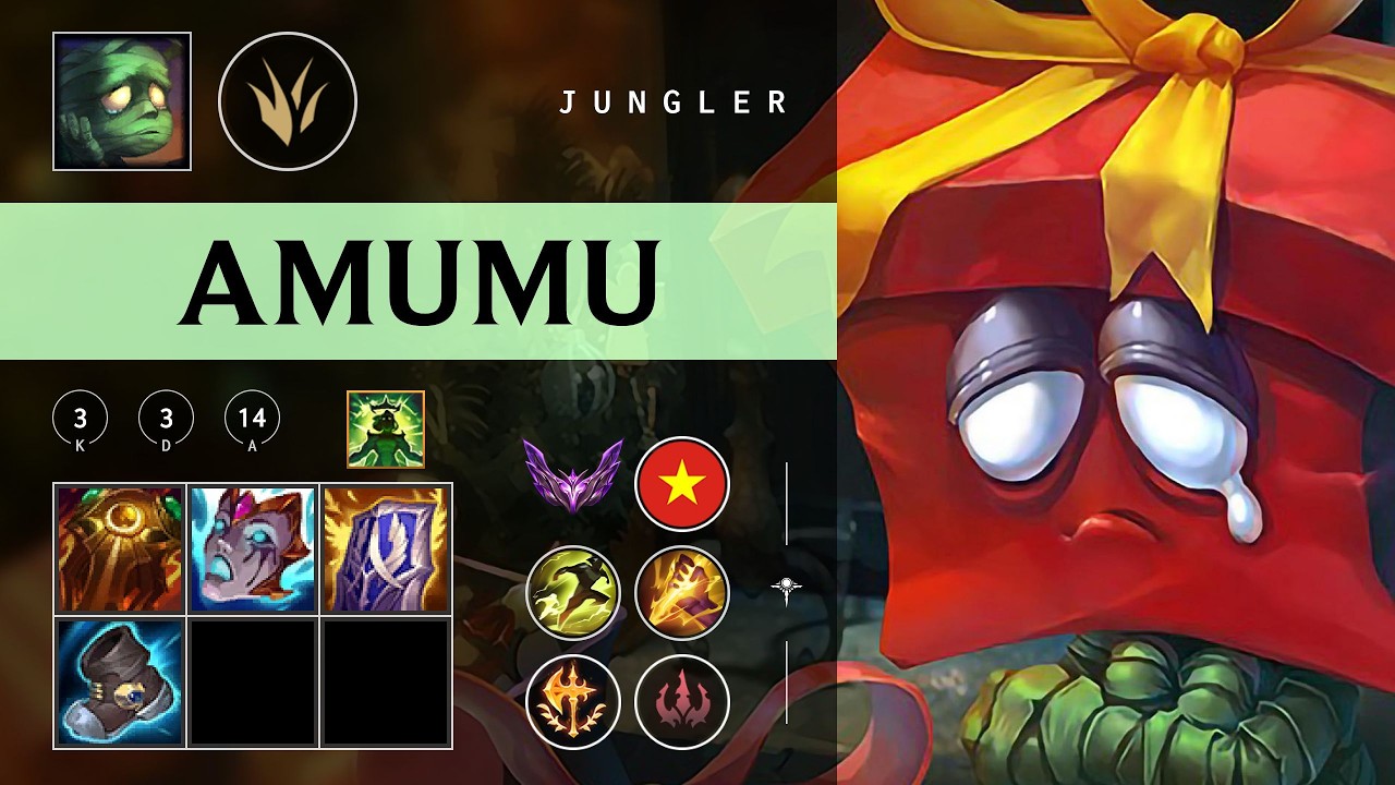 Amumu Jungle vs Dr. Mundo - VN Master Patch 26.03