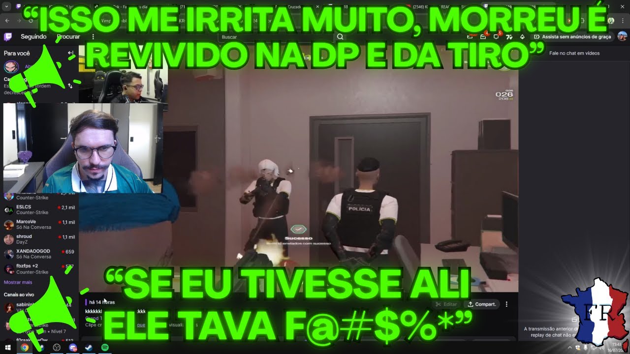 CORONEL REAGINDO KROOZZ E SHEIK POLÊMICAS COM POLÍCIA!!