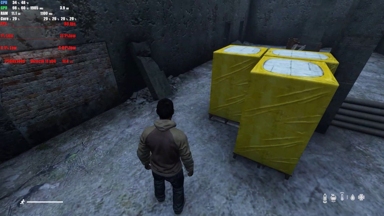 Test DayZ (v1.0),1440p,RTX 2070+I74770 Ultra Settings