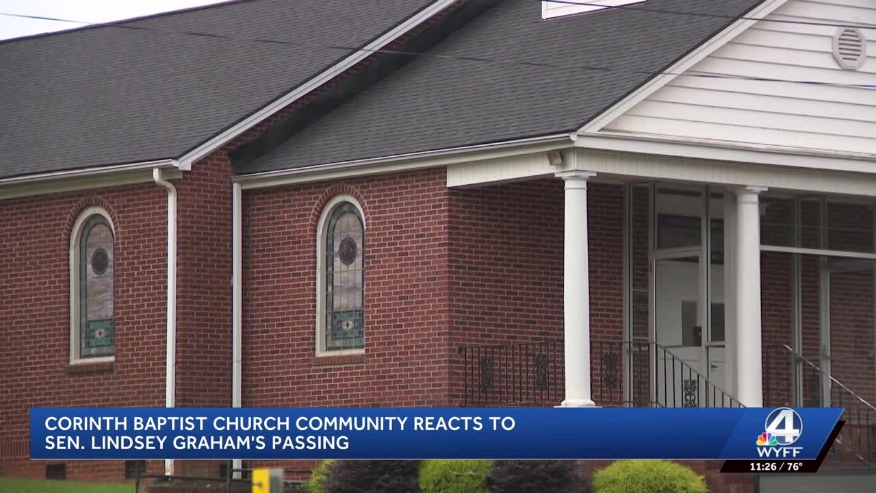 Church where Sen. Lindsey Graham was baptized grieves his death