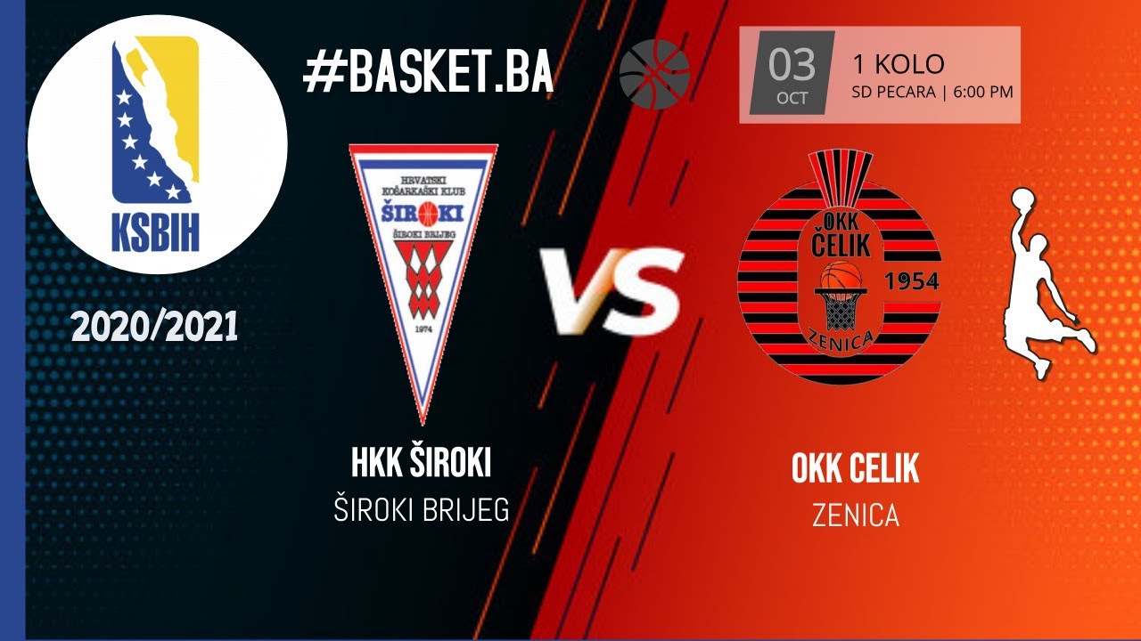 HKK Široki vs OKK Čelik - 1. kolo  KSBIH 2020/2021