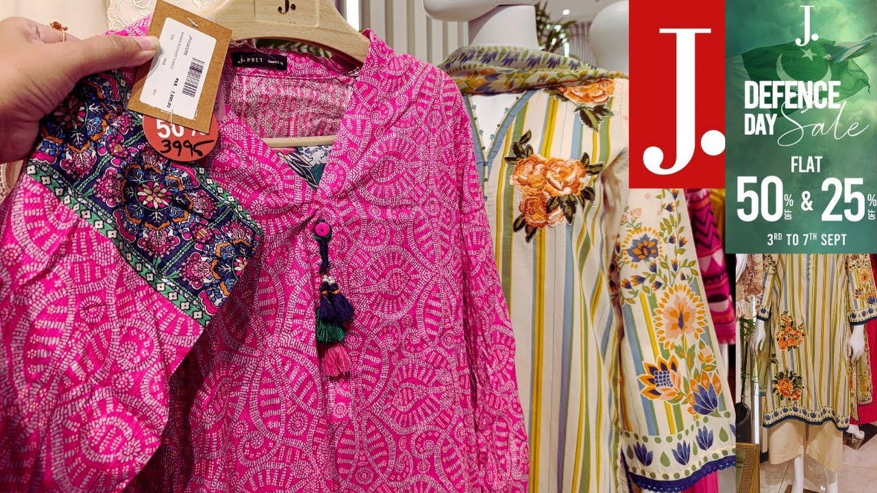 j. Junaid Jamshed Sale 50% OFF ♥️ j. Defence Day SALE 2025📣 j.sale
