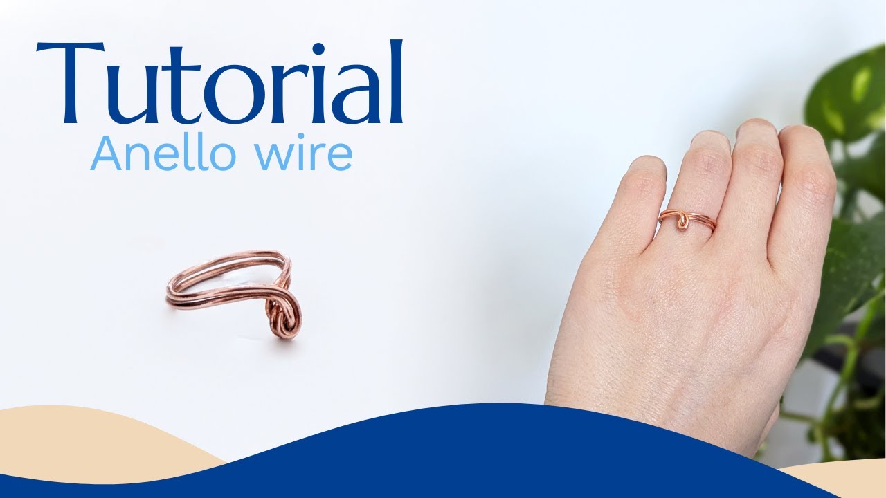 Anello wire chevron: solo con un filo!