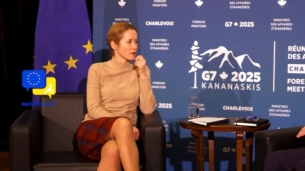 Kaja Kallas and Jean-No&euml;l Barrot Unite for Global Peace in Canada! #tariffs #tradewar #Trump