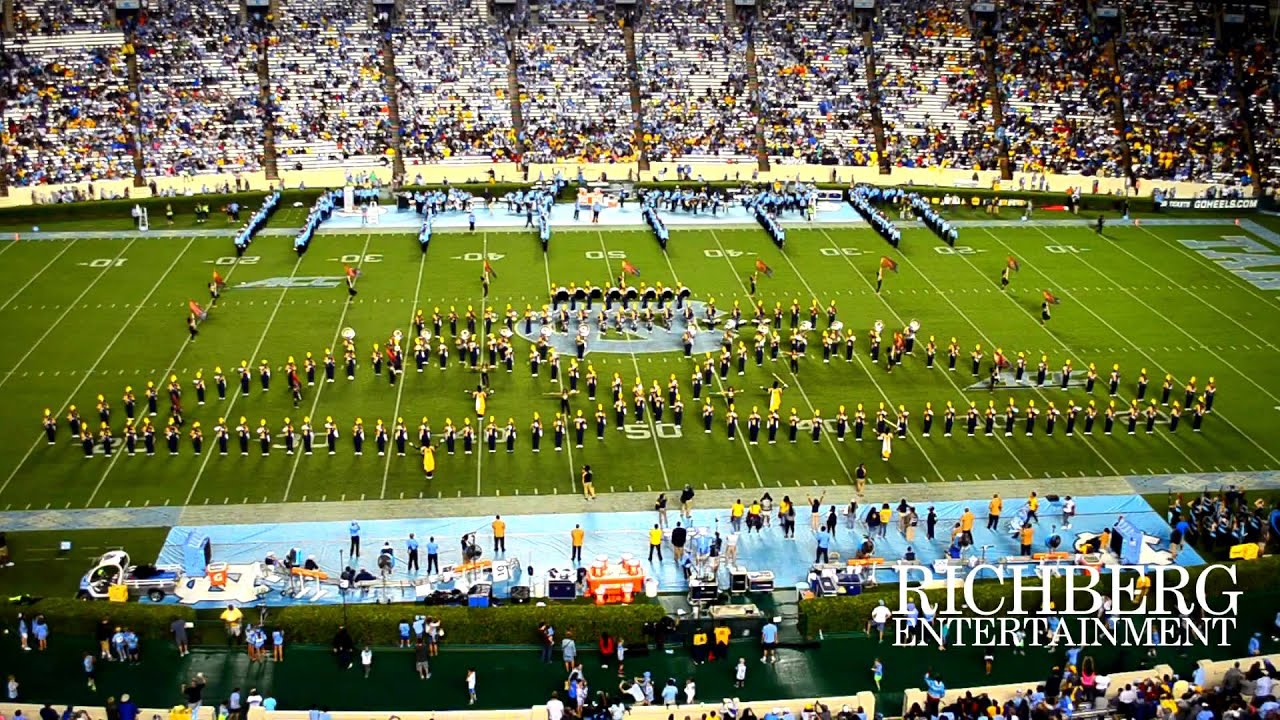 NC A&T Marching Band vs UNC Tarheels Marching Band 2015