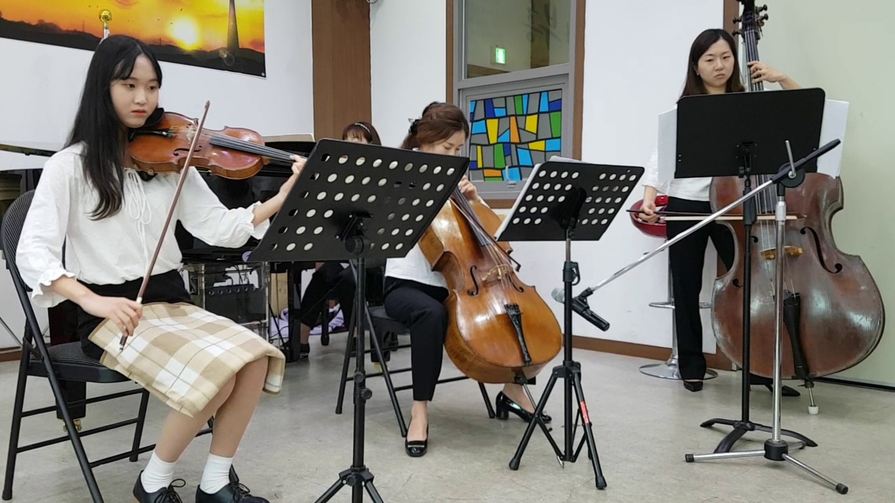 내 주를 가까이 하게 함은(바이올린 황은선, 첼로 김경회, 콘트라베이스 용예랑, 피아노 조숙경)