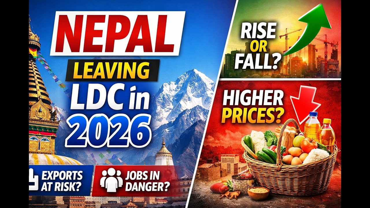 Nepal Leaving LDC in 2026 🇳🇵 | Economic Impact, Prices & Jobs Explained@investingparadox