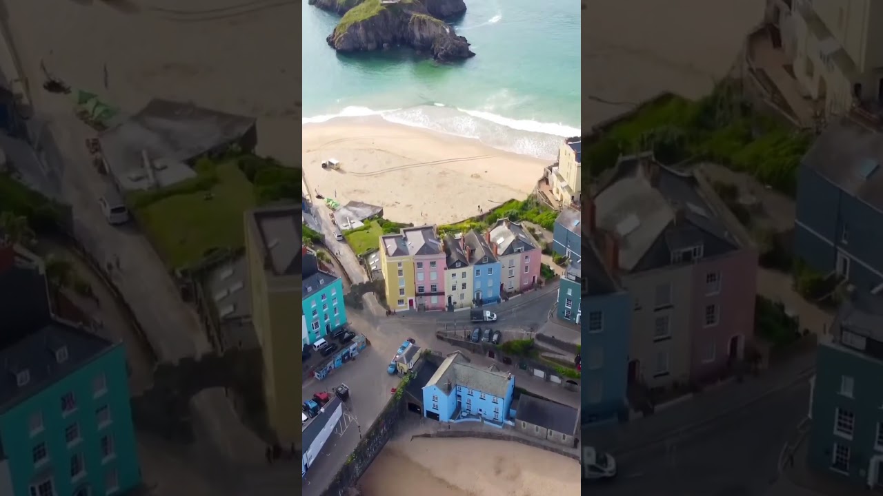The Seaside Town of Tenby, Wales