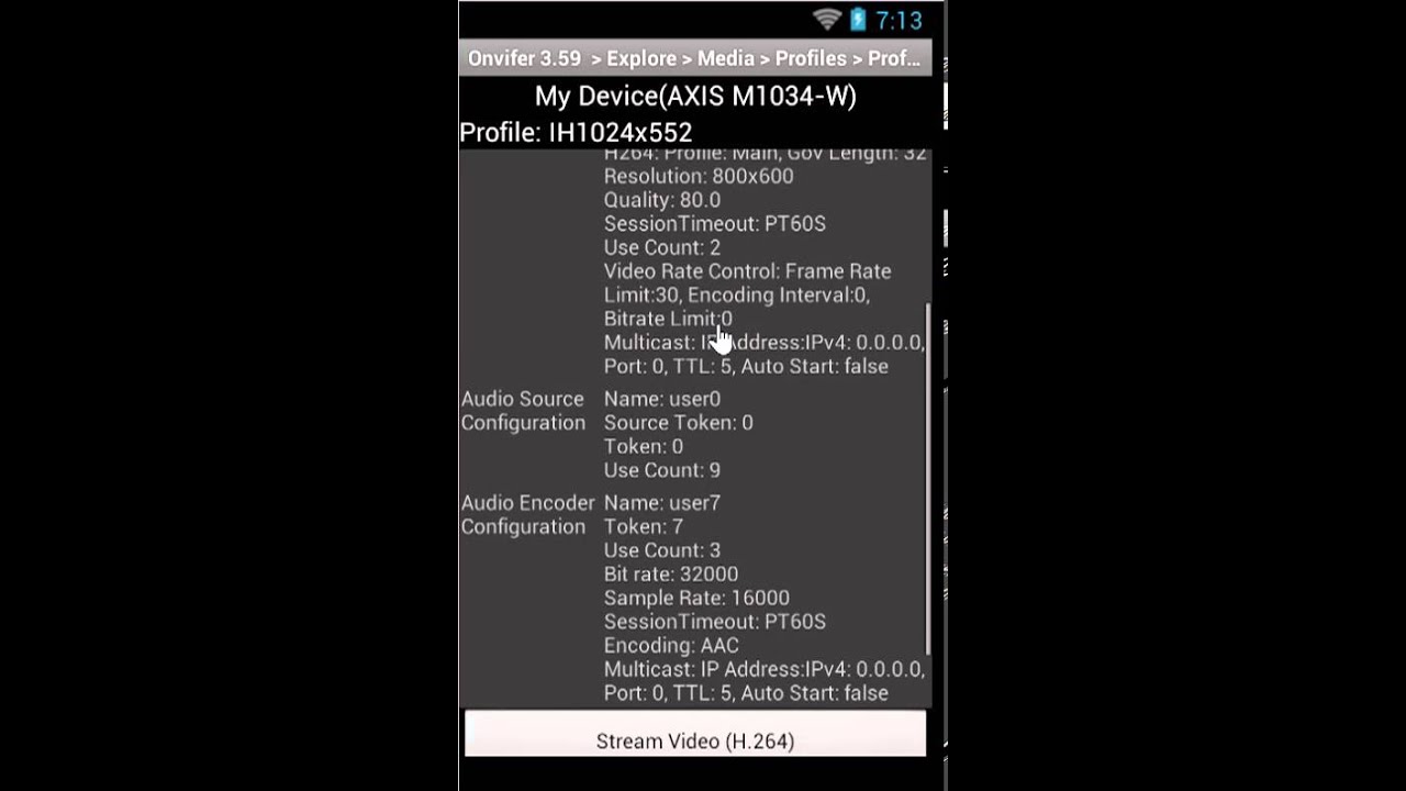 Quick tutorial for Onvifer