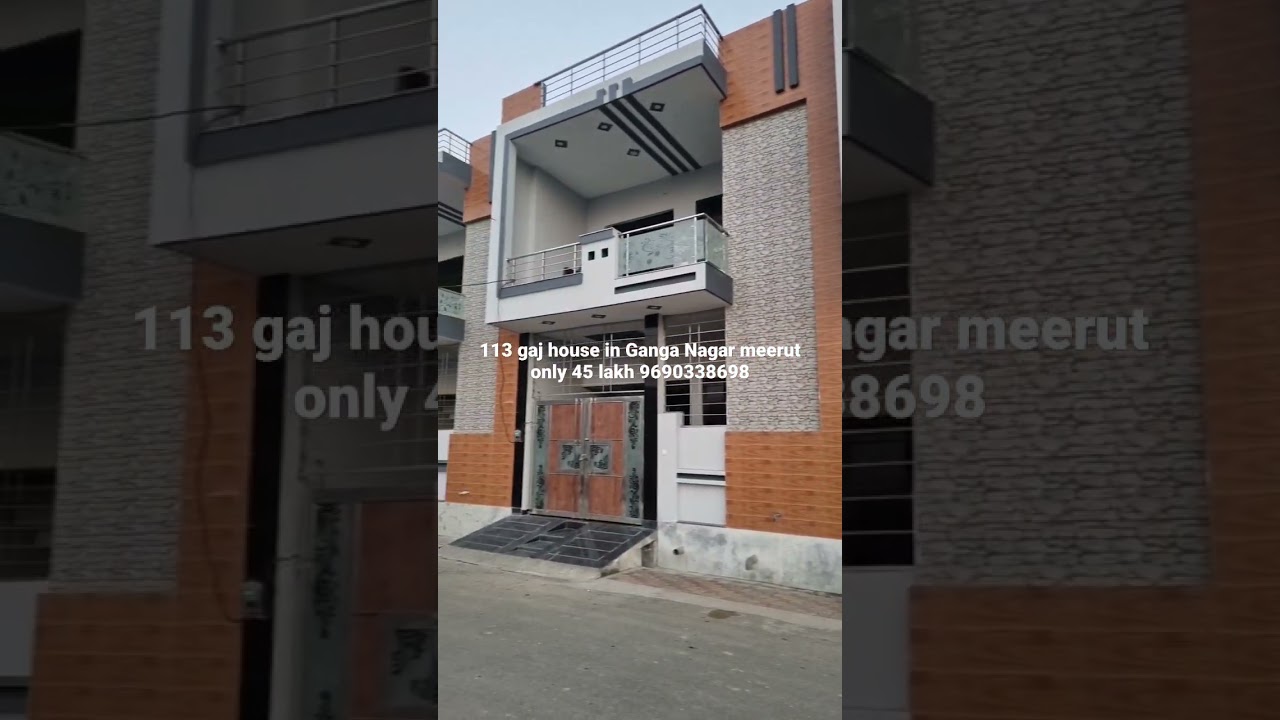 Duplex house in Ganga Nagar meerut only 45 lakh