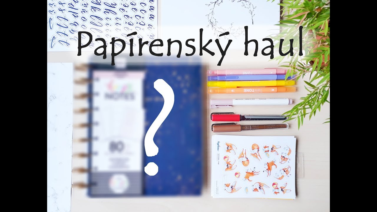 NOVÝ DIÁŘ?! Papírenský haul z Yuppi.cz a Lepikaro