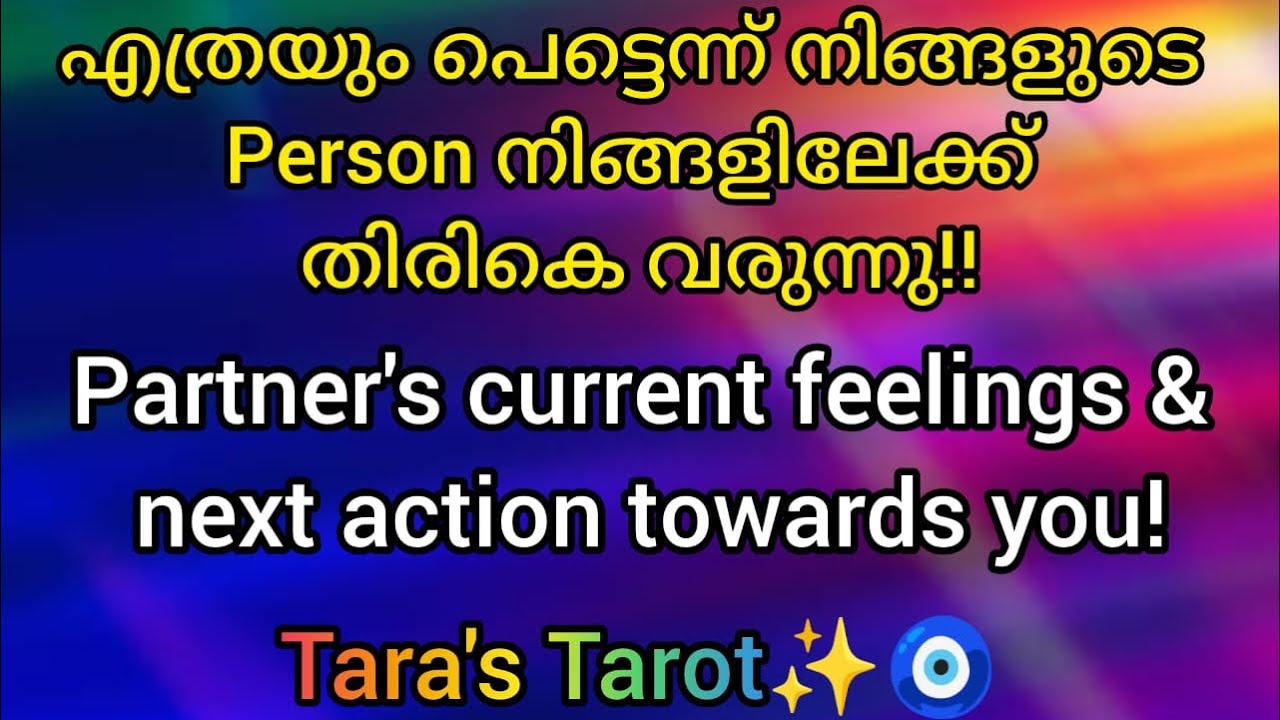 ✨🧿Partner’s current feelings and next action towards you🧚‍♀️💍@Tarastarot1111 #tarot #relationship 