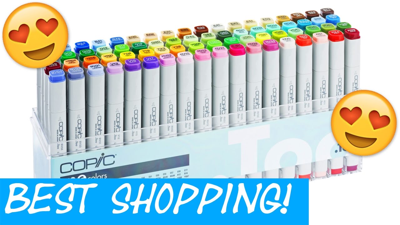 BEST COPIC MARKER SHOPPING STORE TOKYO Japan art supplies haul Copic Sketch
