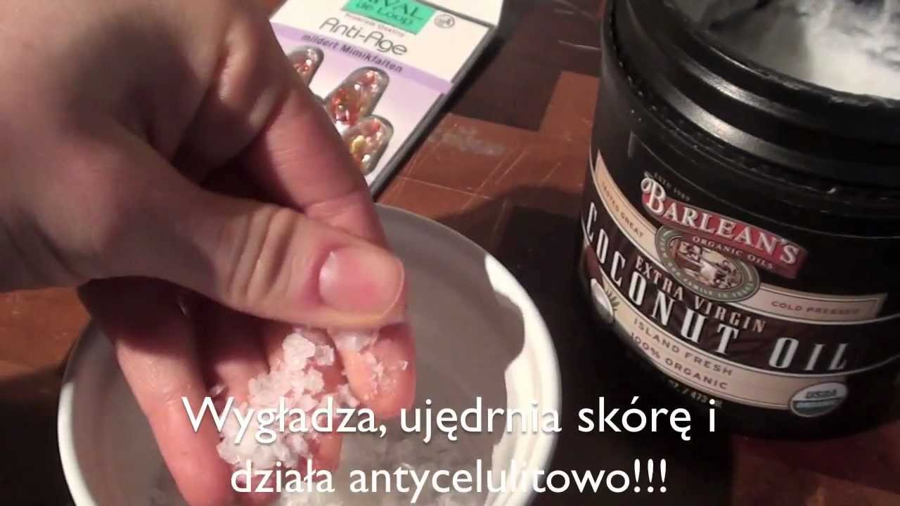 Domowy peeling solno-kokosowy