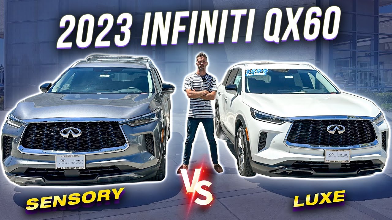 Infiniti QX60 Sensory или Luxe 2023 года — какой выбрать?
