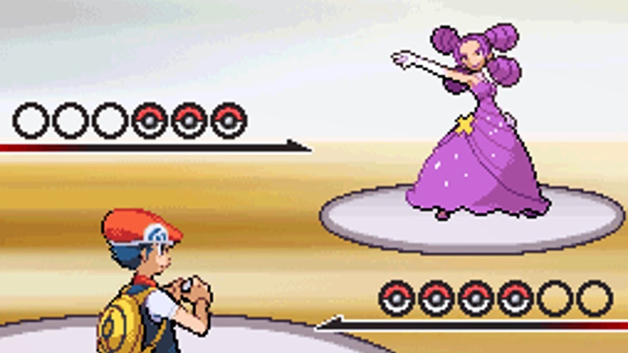 5th Gym Battle vs Fantina [Pokemon Diamond]