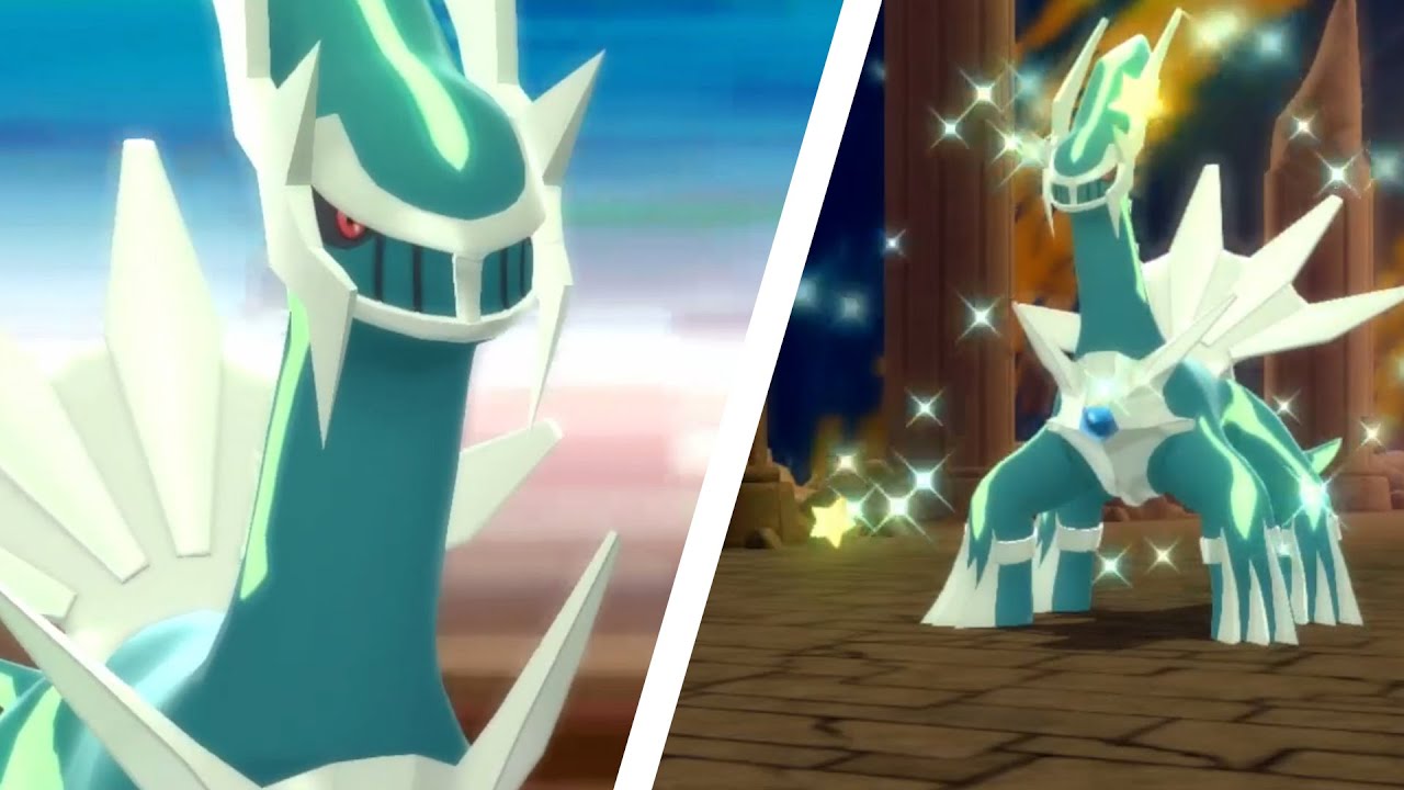 Shiny Dialga #483 in Pokemon Brilliant Diamond and Shining Pearl