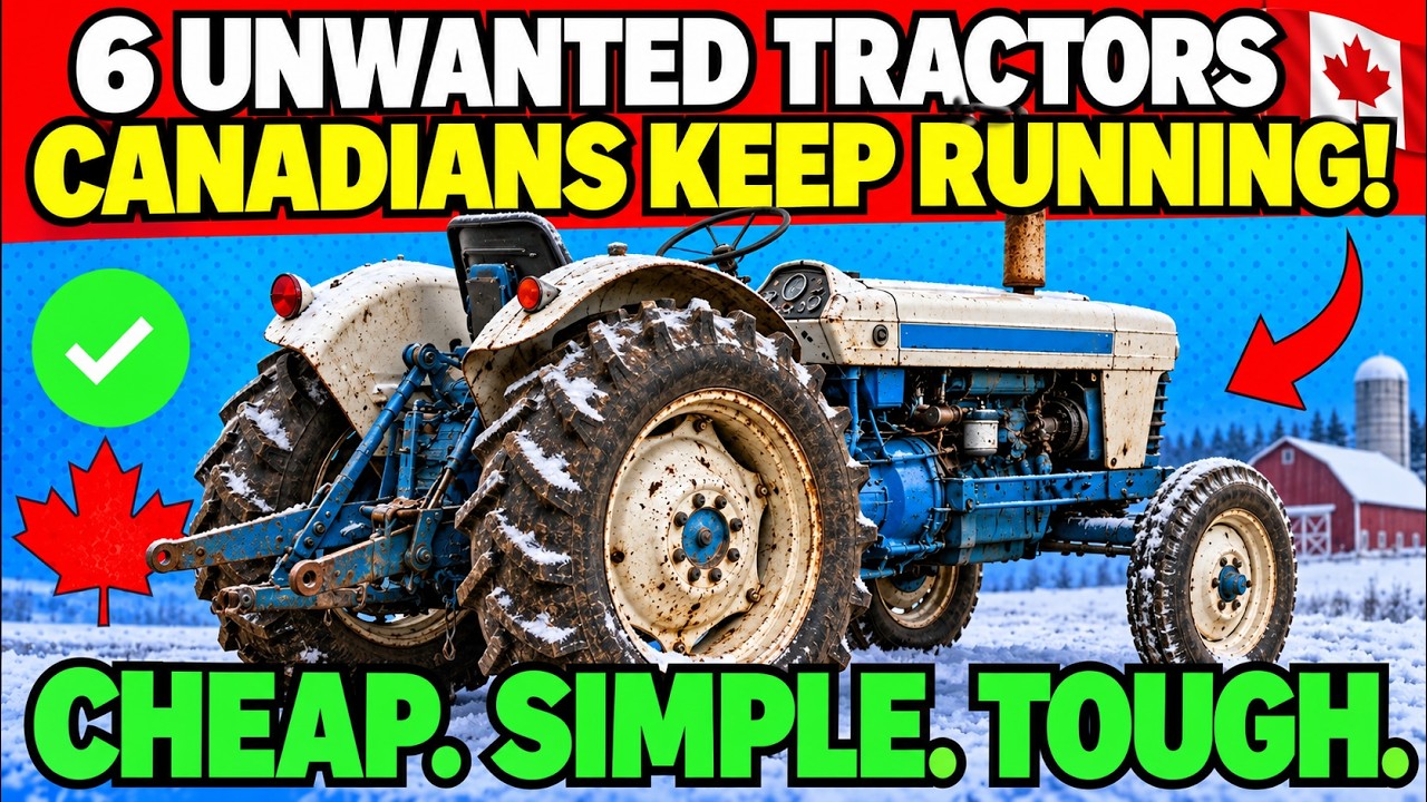 6 Old Tractors Nobody Wants In Canada &mdash; But They&rsquo;re Dirt-Cheap, Simple & Built to Last
