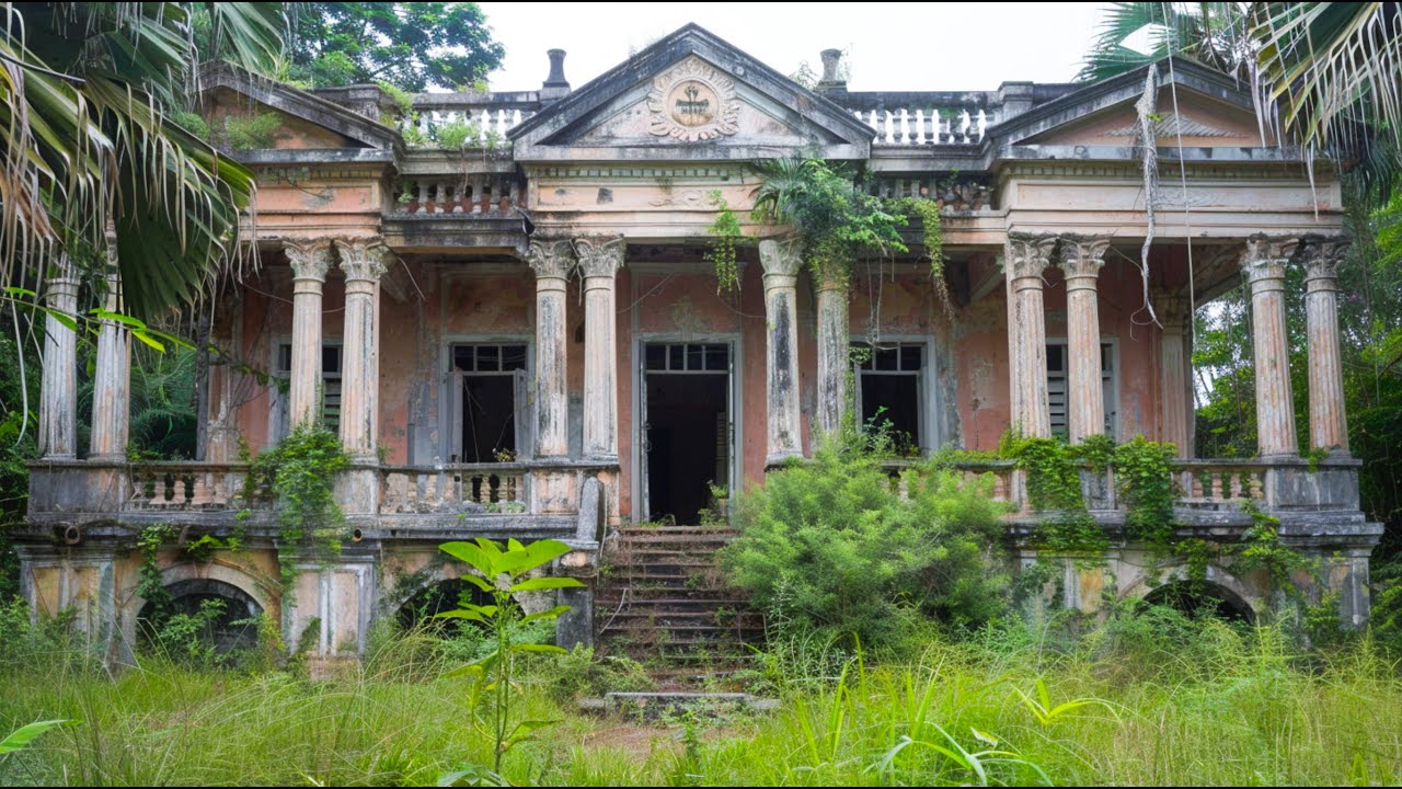Restoration of an abandoned house. Rescuing a Neglected Backyard: Extreme Overgrown Lawn Makeover