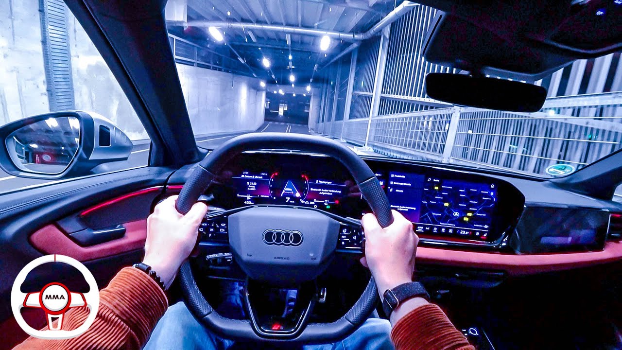 2025 AUDI S5 AVANT 367HP NIGHT POV DRIVE Onboard (60FPS)