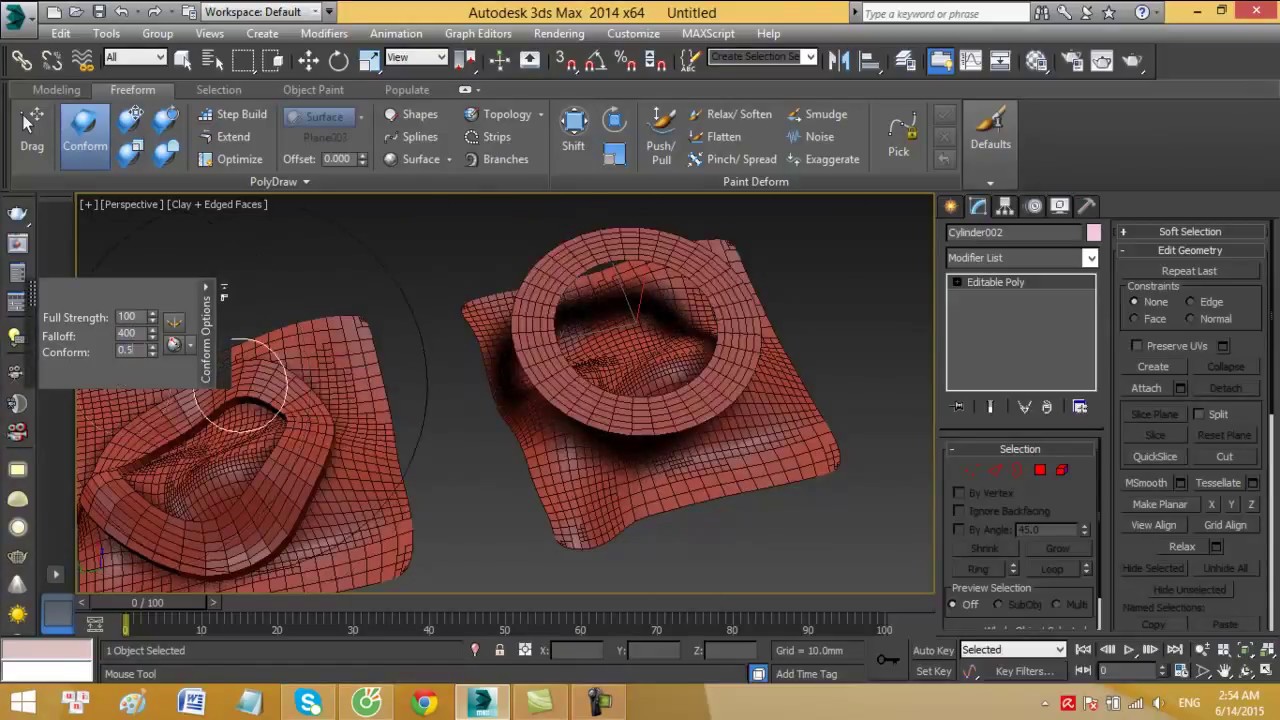 3DsMax Tutorial | Conform in 3Dsmax