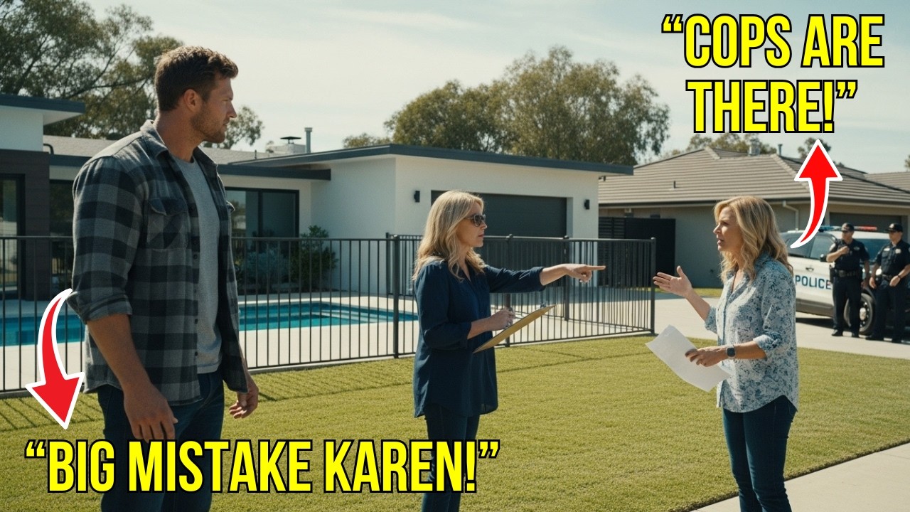 HOA Karen Called the Cops When I Denied Pool Access — She Had No Idea What I Had Waiting