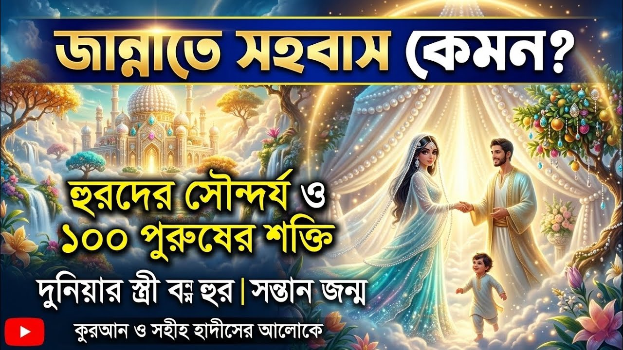 জান্নাতে সহবাস ও হুরদের রহস্য: যা আগে কখনও শুনেননি! (কুরআন ও হাদীসের আলোকে) | Jannah