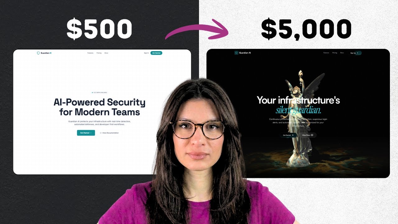 Как я создаю премиальные SaaS-сайты стоимостью 5000 долларов с помощью ИИ (3D-анимация и компонен...