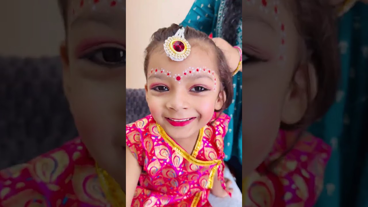 Tooktook janmastmi par Radha jaise ready ho rhi h
