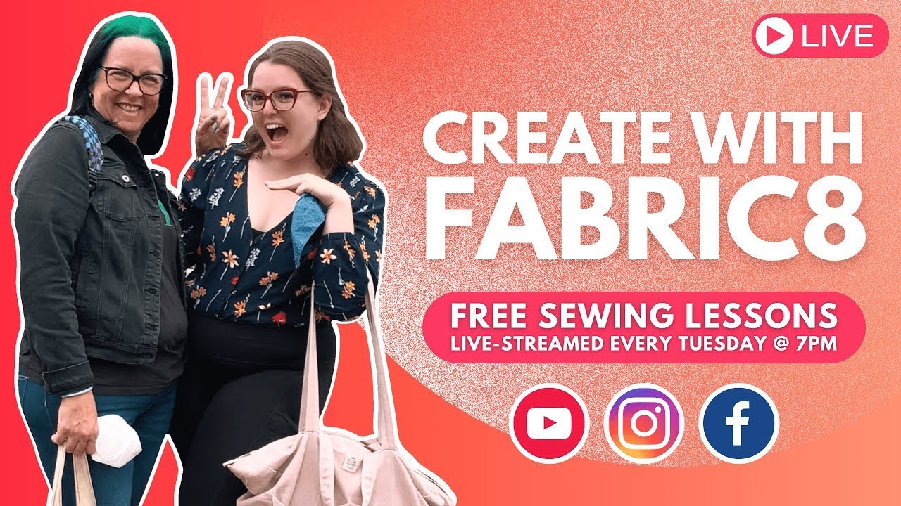 CREATE WITH FABRIC8: Expandable Bag and Backpack (Online Sewing Classes & Pattern Making)