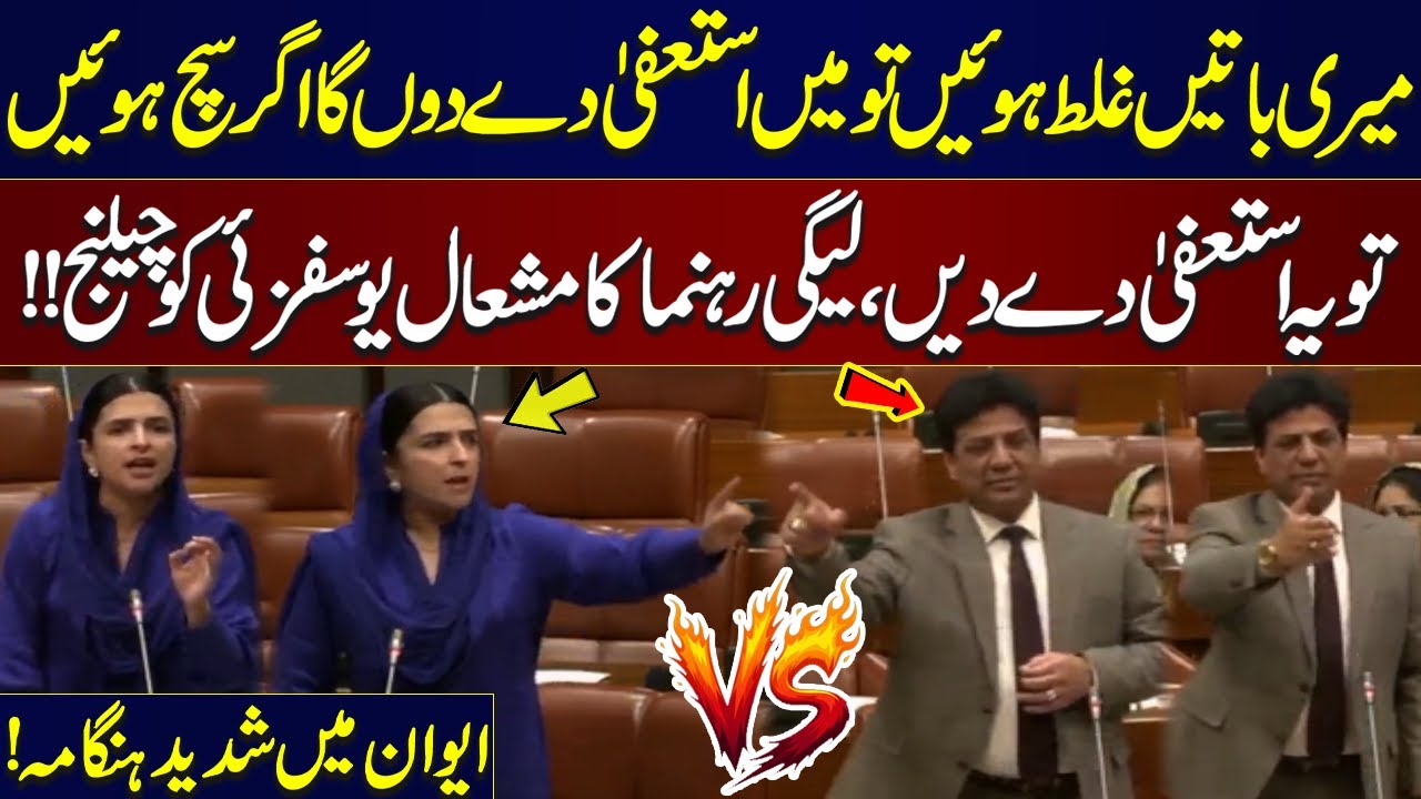 Mashal Yousafzai Vs Tahir Sindhu | Heated Debate in Senate Session | PTI Vs PMLN | Samaa TV