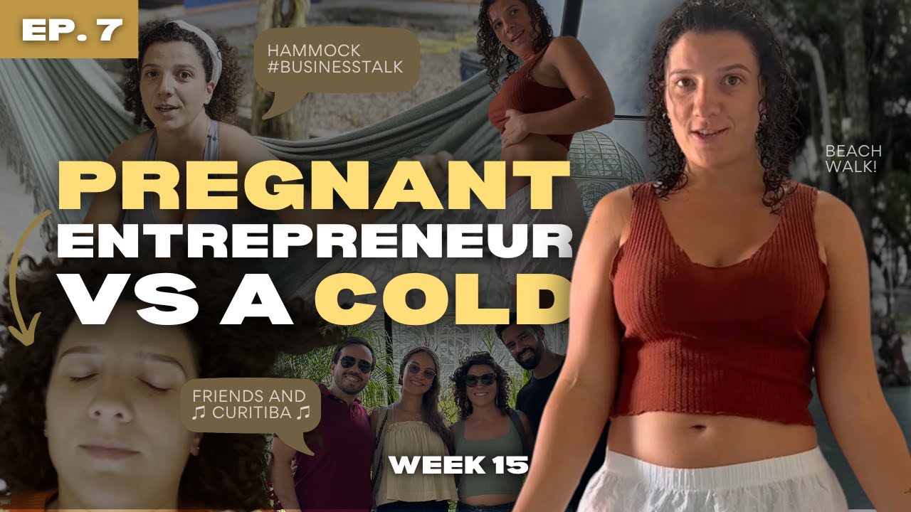 ► MORNING SICKNESS OR SIMPLY SICK? PREGNANT LIFE IN BRAZIL |  Becoming a CEO MOM #7🤰