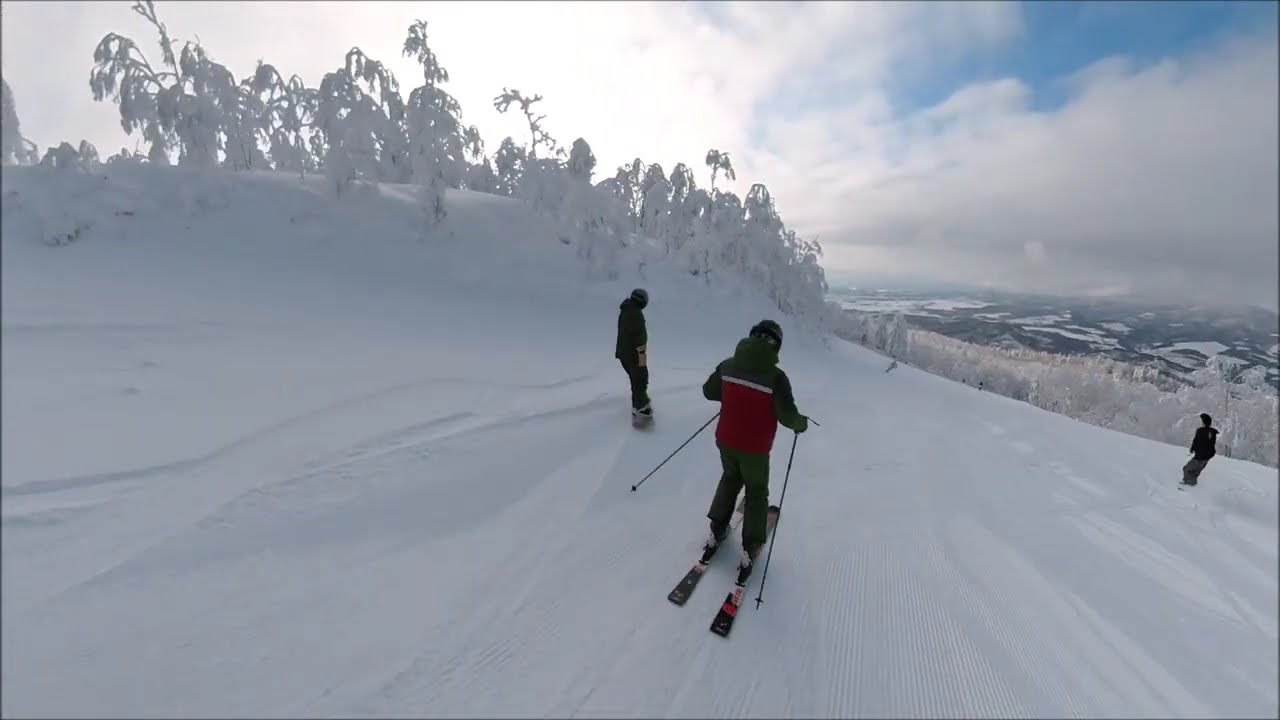 2025-2026 0118 今日もなかなかのカムイブルー　今日もカムイでスノーボード！少しパウダーあり｜Fresh Powder Day at Kamui Ski Links, Hokkaido