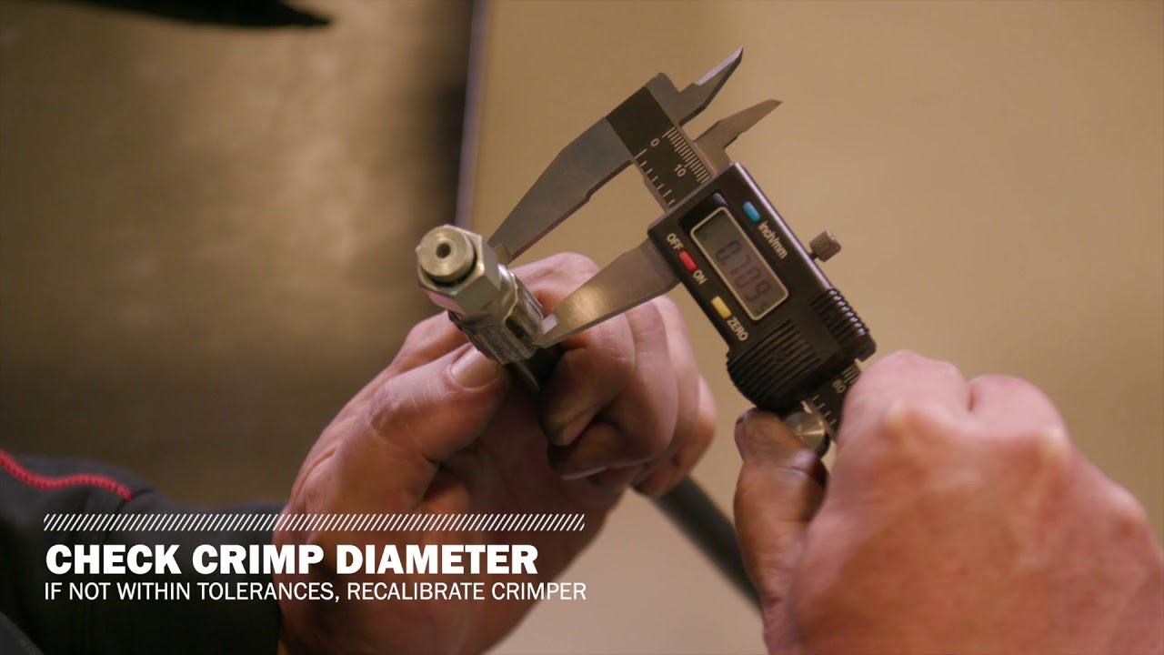 Measuring Crimp Diameter Featuring the Gates PC 707 Crimper