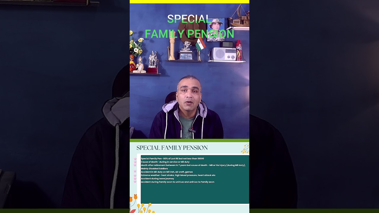 Special Family Pension in Defence | #specialfamilypension #familypension #familypensioners