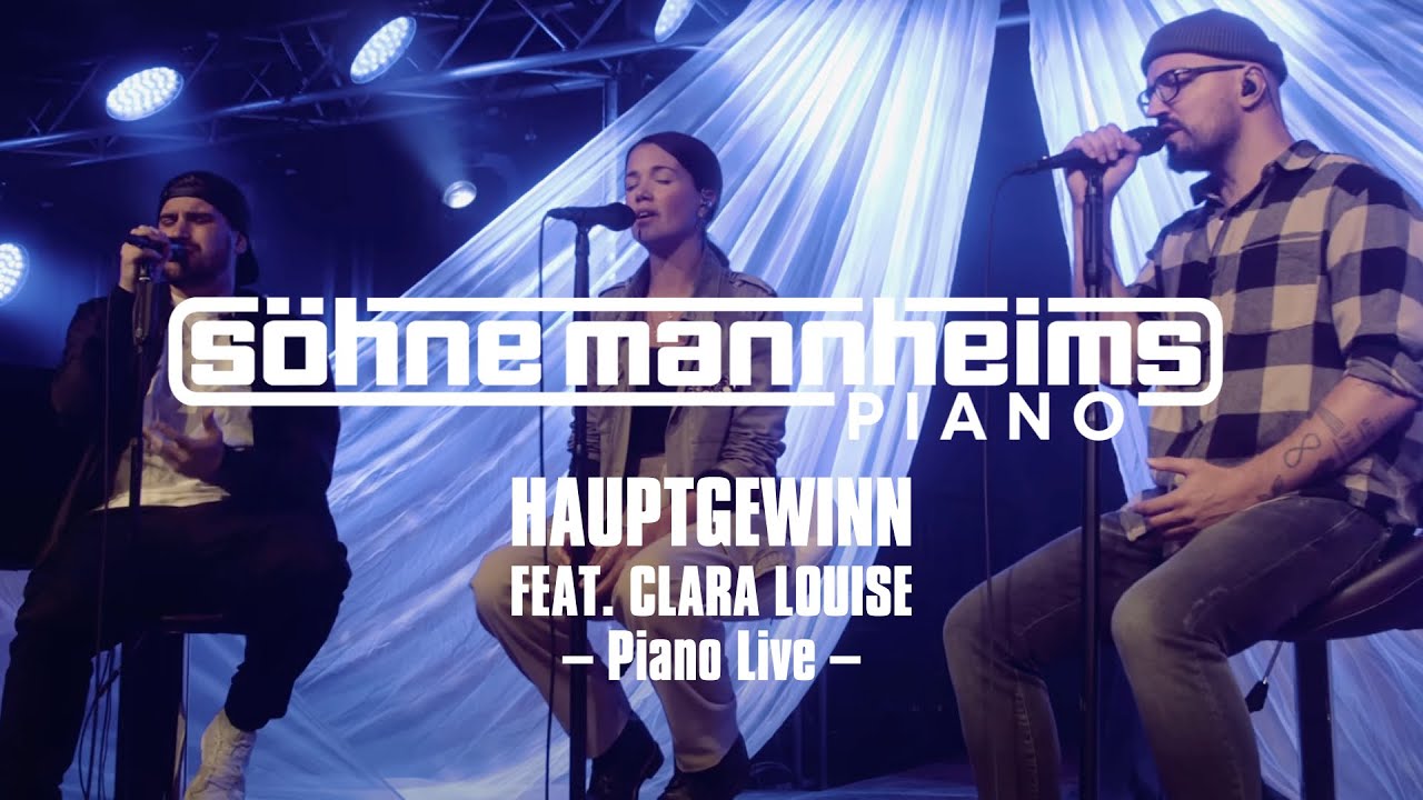 S&ouml;hne Mannheims Piano - Hauptgewinn (feat. Clara Louise) - Piano Live Edit [Official Video]