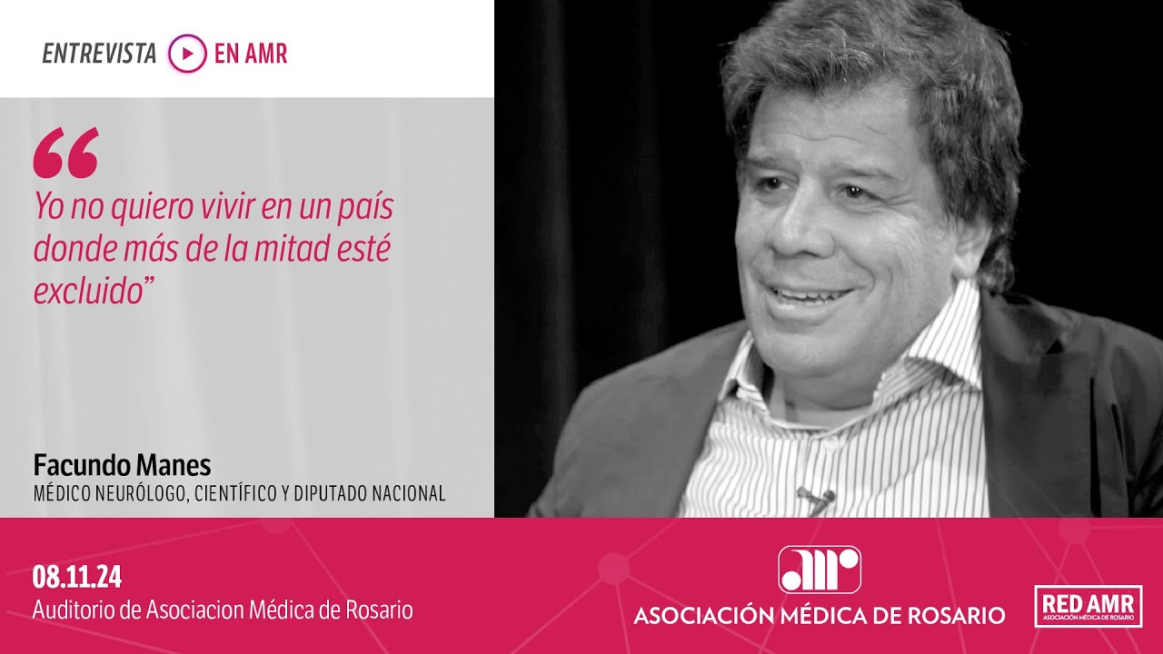 Facundo Manes: &ldquo;Yo no quiero vivir en un pa&iacute;s donde m&aacute;s de la mitad est&eacute; excluido&rdquo;