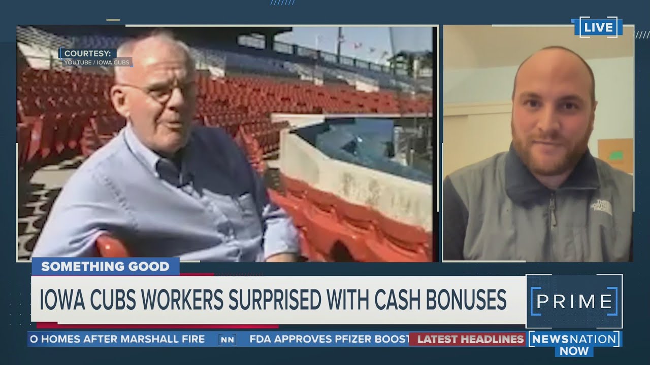 Team owner's gesture a big hit with Iowa Cubs employees | NewsNation Prime